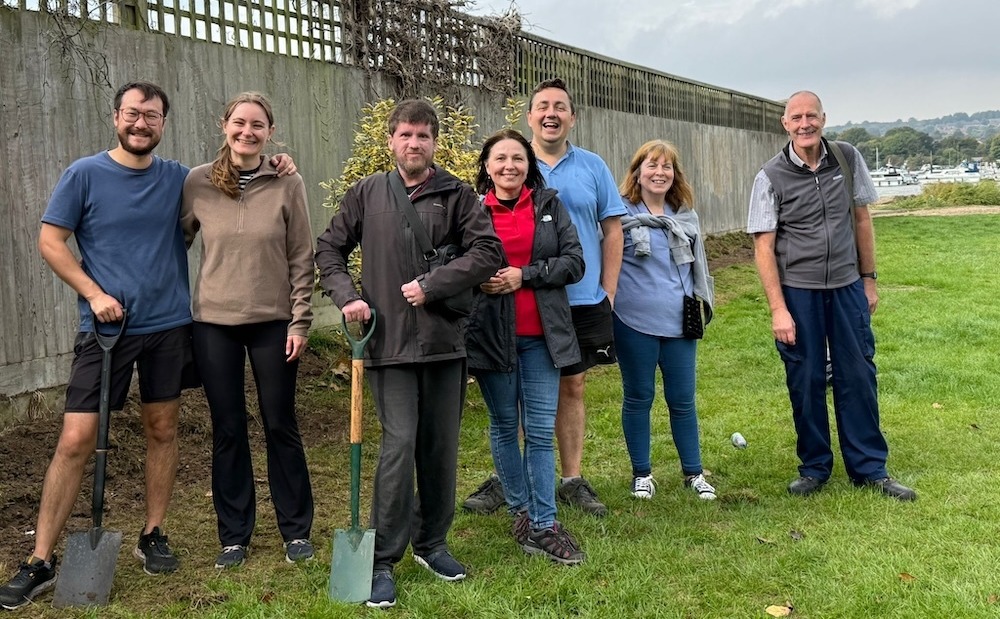 Our volunteers smiling for the camera after the volunteer session is complete